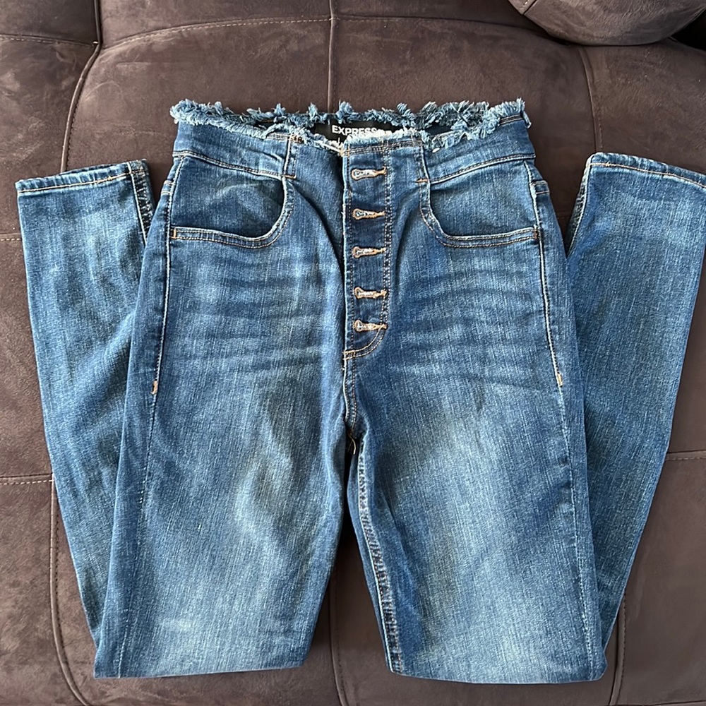 Express Ankle High Rise Jean